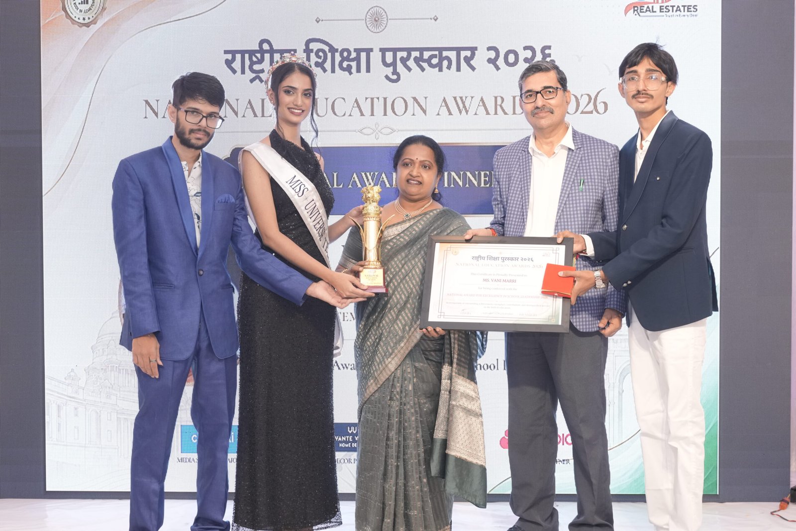 National Education Awards 2026 award presentation
